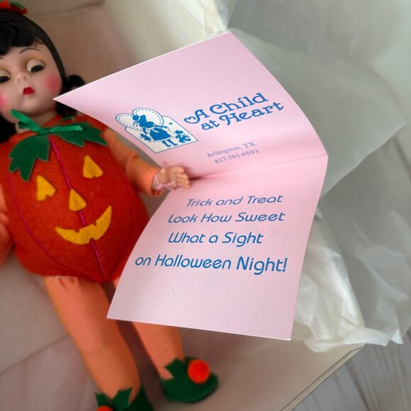 1993 Madame Alexander 8” Doll set TRICK and TREAT 61S Child at Heart LE 861/3000 - Picture 8 of 16